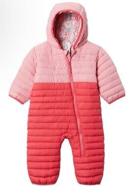 Columbia Coral Pink Baby Snowsuit